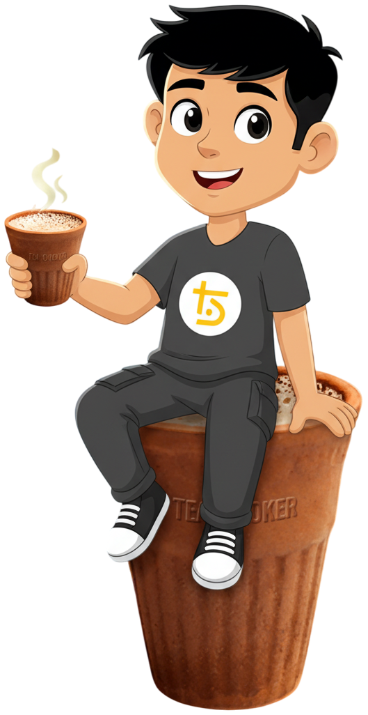 Tea Smoker Mascot